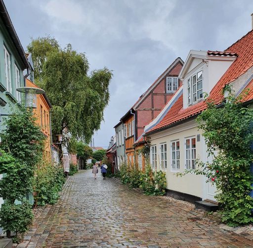 Zu sehen ist die Altstadt von Aarhus.