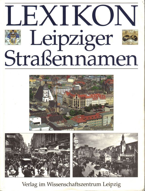 Auf dem Bild ist ein Lexikon der Leipziger Straßennamen zu sehen.