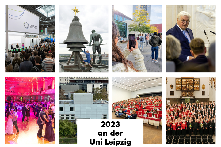Collage aus verschiedenen Fotos des Jahres 2023