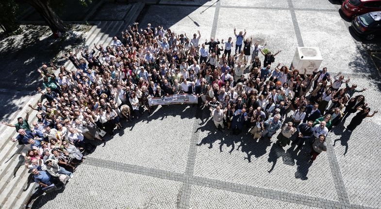Gruppenfoto von Teilnehmenden der Arqus-Konferenz
